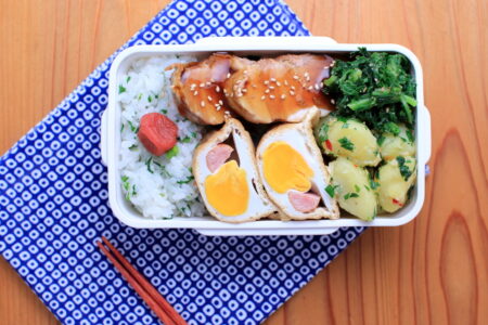 煮豚のお弁当とハーブのためにレイズドベッドを作ったこと