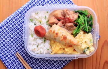 鶏の醤油煮と筍のオーブン焼き