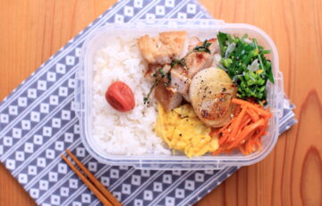 豚の塩麹焼きのお弁当