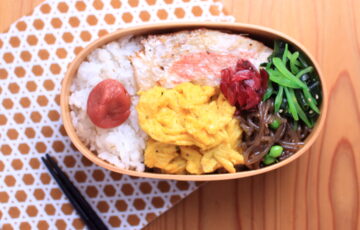 赤魚粕漬けのお弁当。