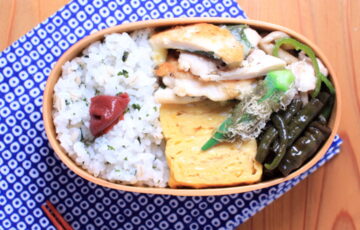 鶏胸肉の重ね焼き。